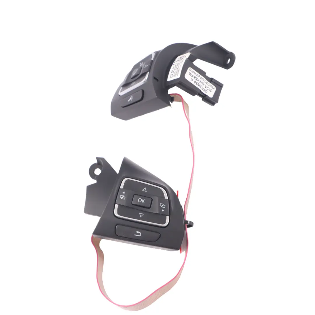 VW Passat B7 Steering Wheel Switch Controls Panel Unit Multifunction - SKU 3C8959537D - Part number 3C8959537D