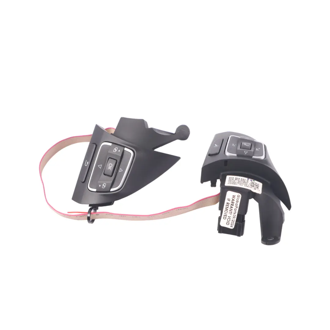 Steering Wheel Switch Controls Panel Unit Multifunction to VW Passat B7 with Part number 3C8959537D VW Passat B7 Steering Wheel Switch Controls Panel Unit Multifunction - SKU 3C8959537D - Part number 3C8959537D