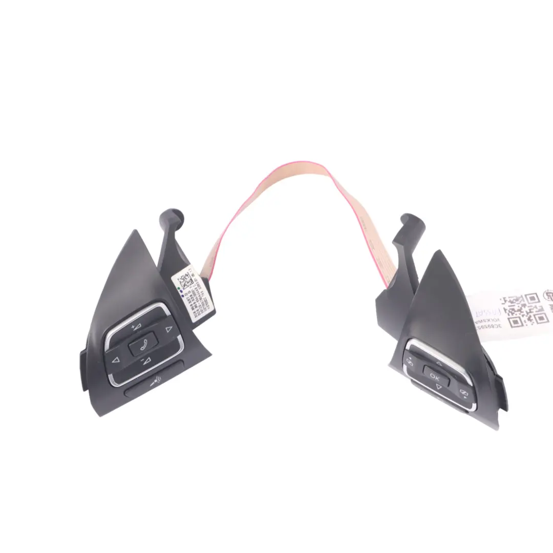 VW Passat B7 Commutateur de Volant Unité de Panneau de Contrôle - SKU 3C8959537D - Numéro de pièce 3C8959537D
