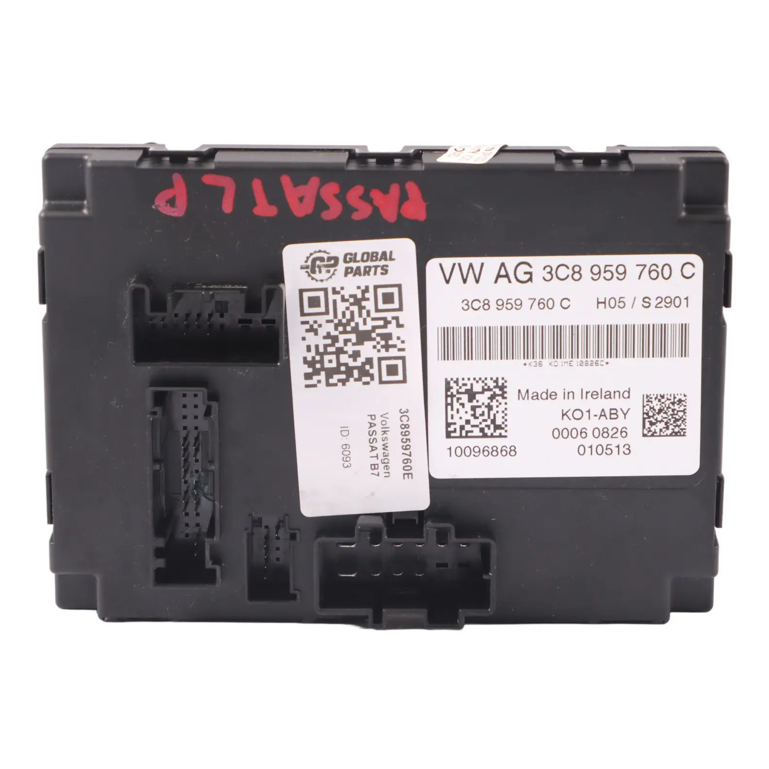 Volkswagen VW Passat B7 Driver's Seat Control Unit Module ECU 3C8959760E