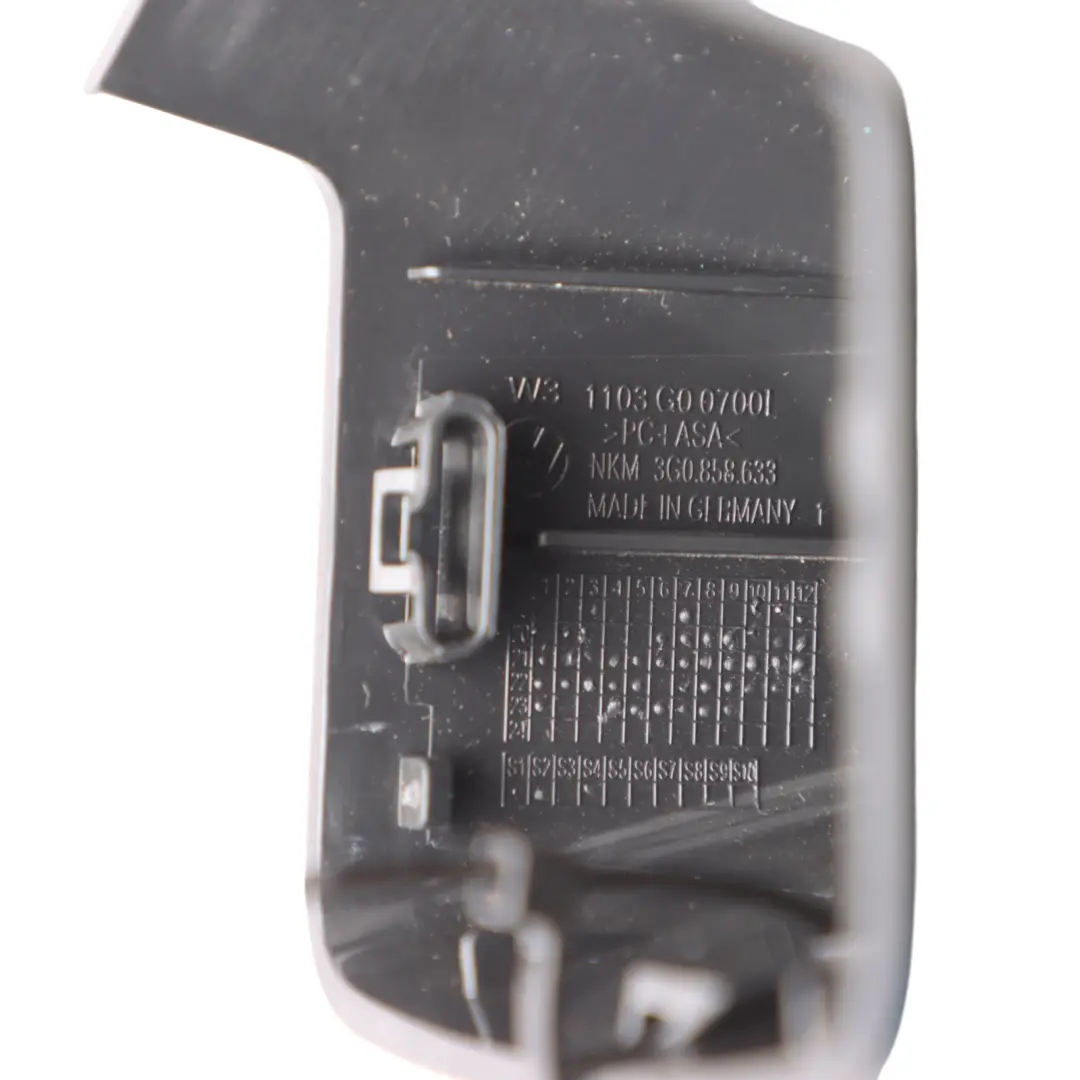 Interior Rear View Mirror Cover Trim Black to Volkswagen Golf CD1 with Part number 3G0858633 Volkswagen Golf CD1 Interior Rear View Mirror Cover Trim Black - SKU 3G0858633 - Part number 3G0858633