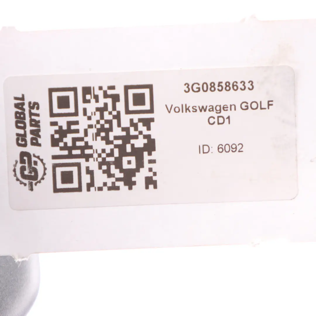 Interior Rear View Mirror Cover Trim Black to Volkswagen Golf CD1 with Part number 3G0858633 Volkswagen Golf CD1 Interior Rear View Mirror Cover Trim Black - SKU 3G0858633 - Part number 3G0858633