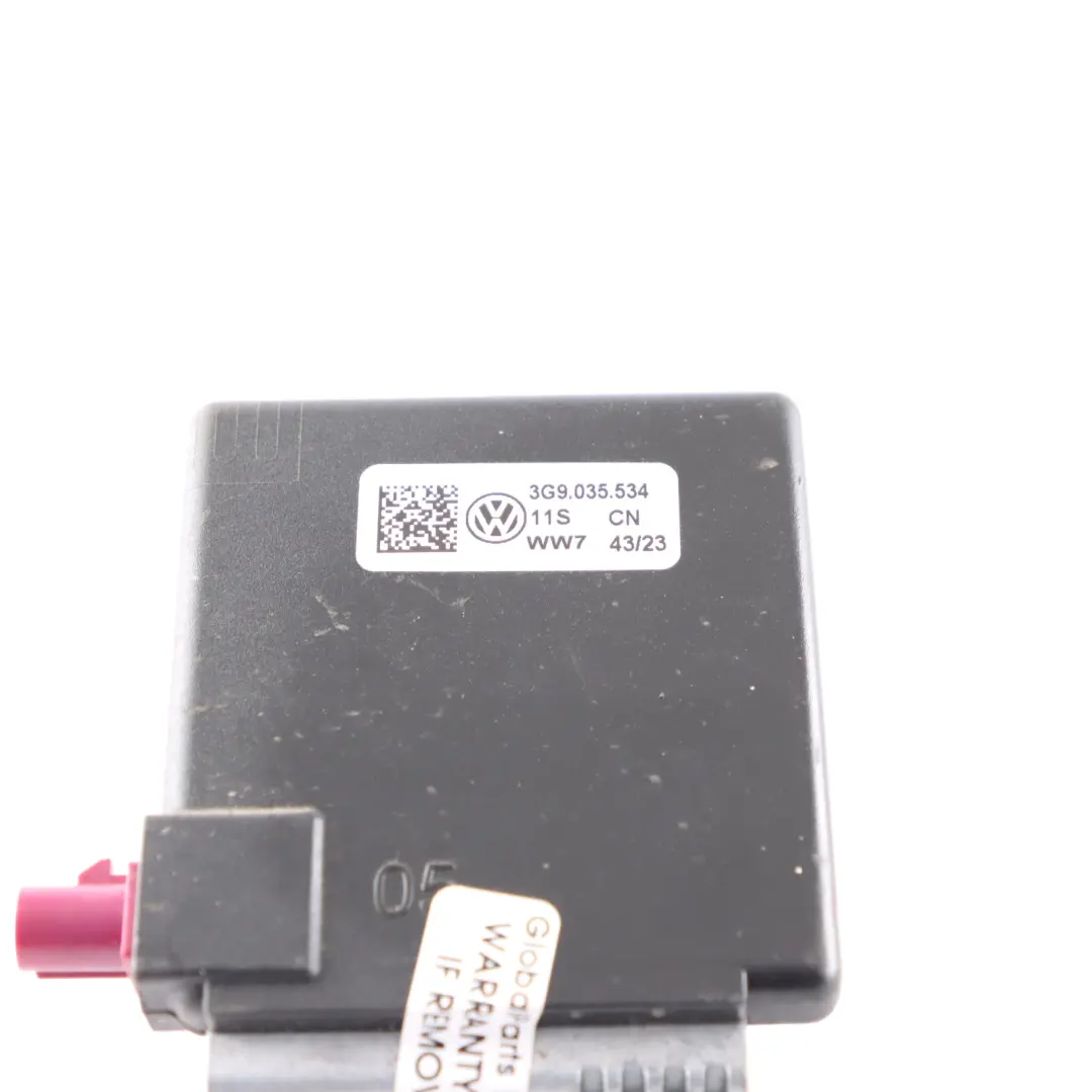 Mk8 GSM Antenna Reciever Modulo Unità controllo per Volkswagen Golf con numero di parte 3G9035534 Volkswagen Golf Mk8 GSM Antenna Reciever Modulo Unità controllo - SKU 3G9035534 - Numero di parte 3G9035534