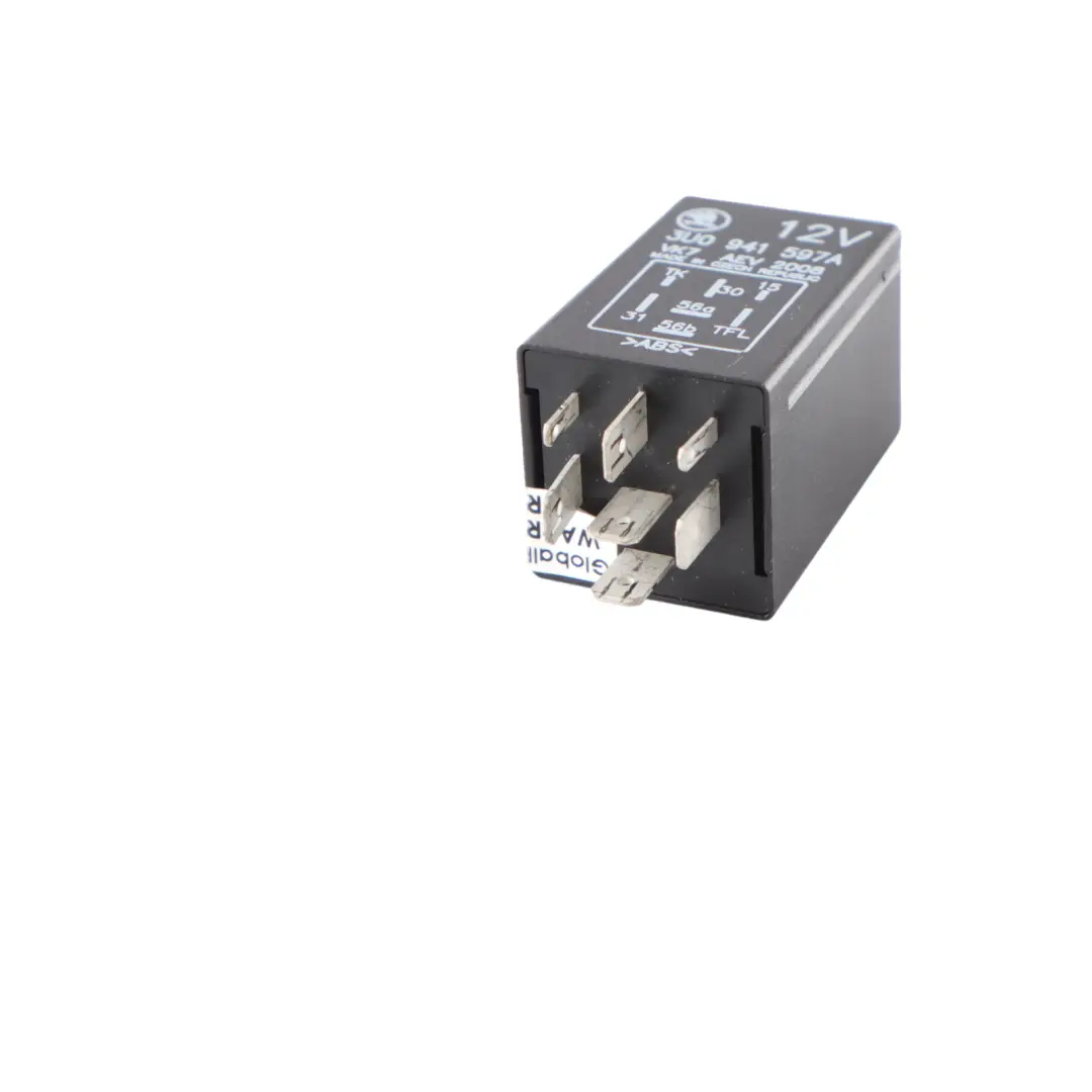 6J Relè Nero Unità di Controllo 7 Pin 12V per Seat Ibiza con numero di parte 3U0941597A Seat Ibiza 6J Relè Nero Unità di Controllo 7 Pin 12V - SKU 3U0941597A - Numero di parte 3U0941597A