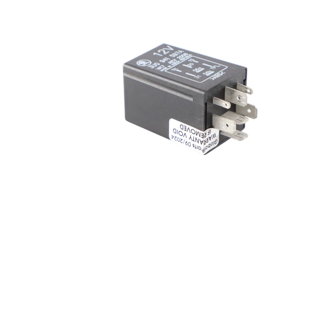 6J Relay Black Control Unit 7 Pin 12V to Seat Ibiza with Part number 3U0941597A Seat Ibiza 6J Relay Black Control Unit 7 Pin 12V - SKU 3U0941597A - Part number 3U0941597A