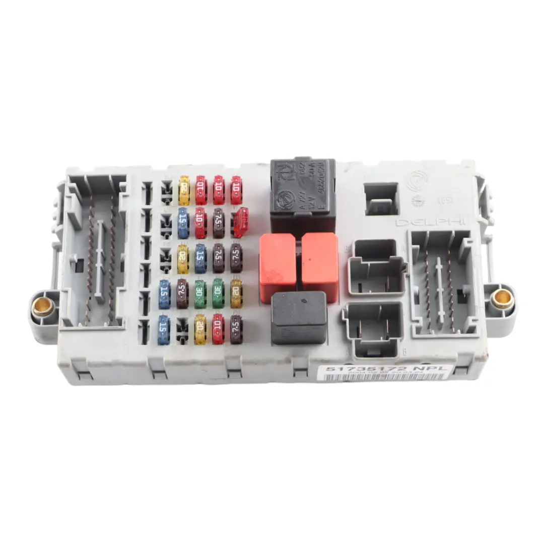 Fuse Relay Box Central Electrical Control Unit Module CPL to Fiat Doblo with Part number 40520600 Fiat Doblo Fuse Relay Box Central Electrical Control Unit Module CPL - SKU 46520600 - Part number 40520600