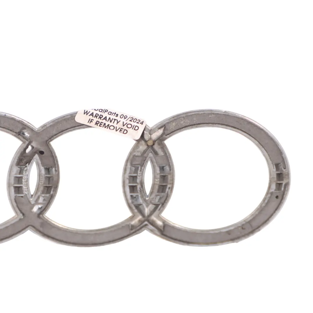 Audi Q7 4L Rear Bootlid Hatch Tailgate Trunk Badge Emblem Logo Chrome - SKU 4E0853742 - Part number 4E0853742