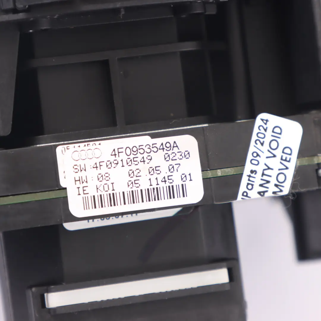 Audi Q7 4L Piantone dello sterzo Indicatore Tergicristallo Squib - SKU 4E0953513K - Numero di parte 4E0953513K
