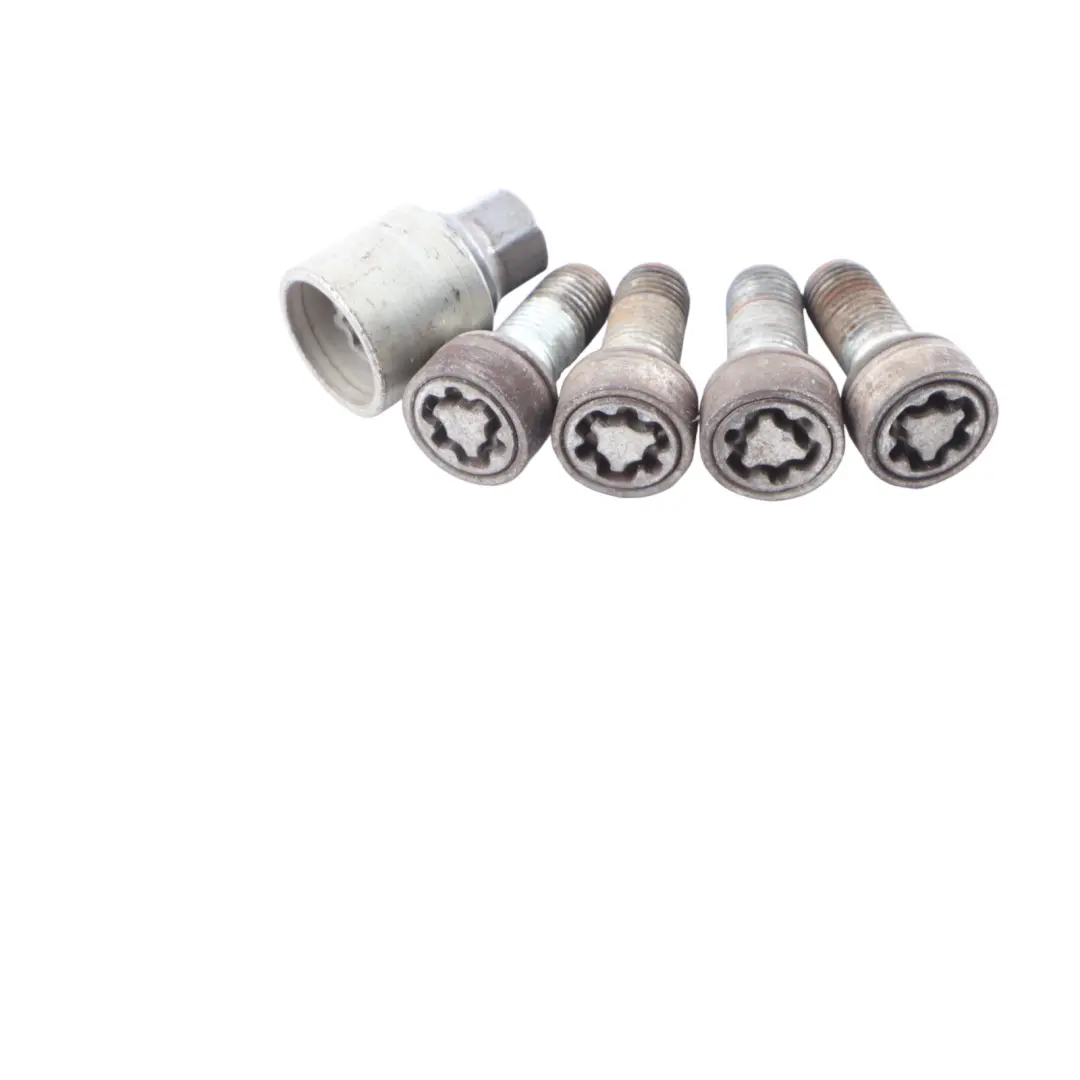 Antirrobo Perno Cerraduras Seguridad Tuerca De Rueda Kit para Audi A3 8P con número de pieza 4F0698139C Audi A3 8P Antirrobo Perno Cerraduras Seguridad Tuerca De Rueda Kit - SKU 4F0698139C - Número de pieza 4F0698139C