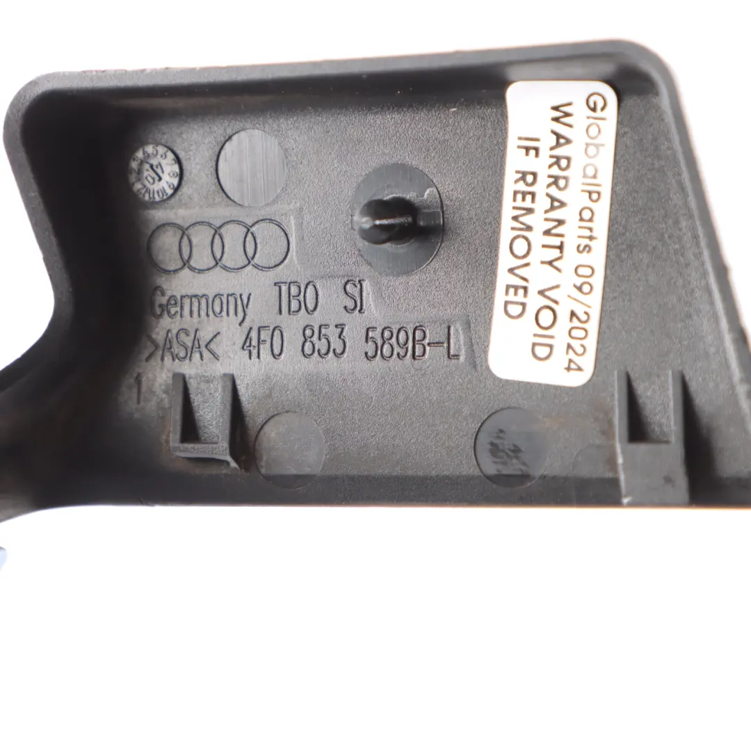 Pillar Trim Cover Interior Black Left N/S to Audi A6 C6 B with Part number 4F0853589B Audi A6 C6 B Pillar Trim Cover Interior Black Left N/S - SKU 4F0853589B - Part number 4F0853589B
