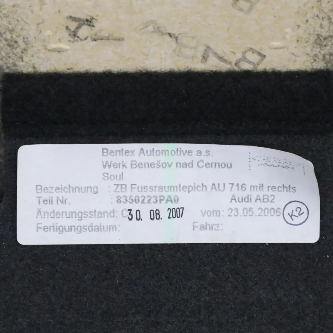 Audi Q7 4L Cache dossier siège avant Gauche Droite Panel - SKU 4F0881969C - Numéro de pièce 4F0881969C