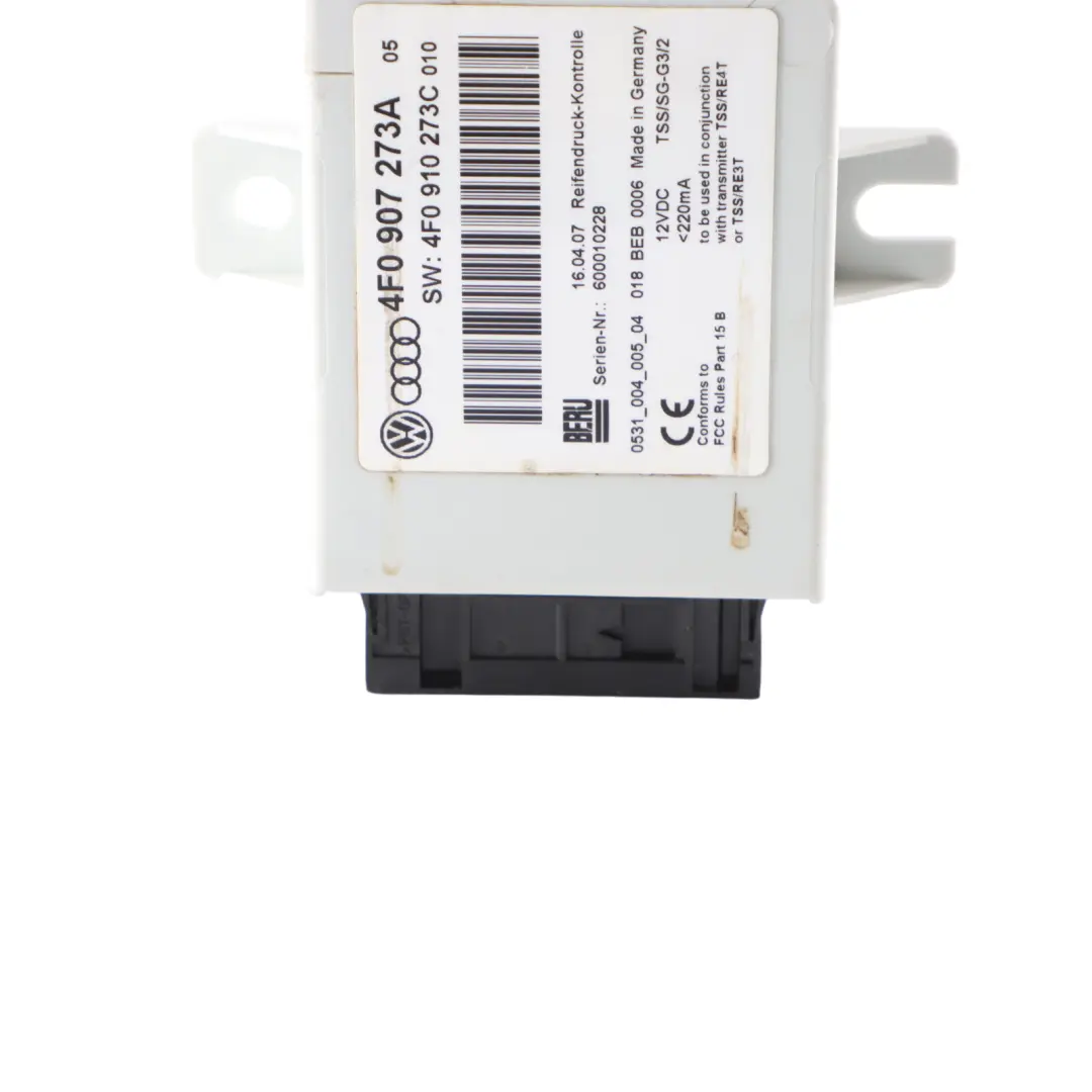 Audi S8 A8 D3 A6 C6 Q7 4L Presión Neumáticos RDC Control Módulo Rueda - SKU 4F0907273A - Número de pieza 4F0907273A
