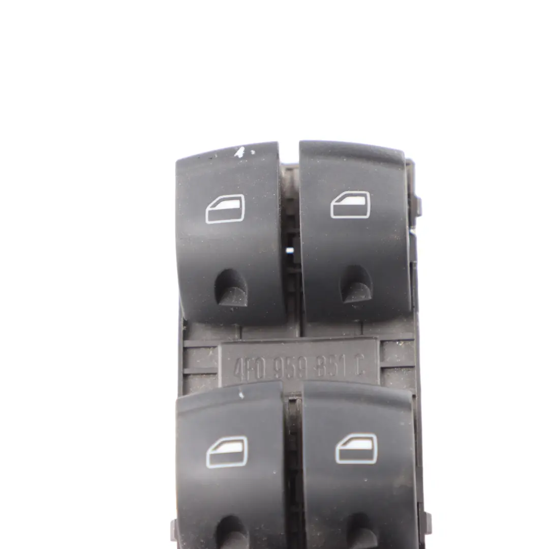 Audi A3 8P Bouton Commande Interrupteur Vitre Rétroviseur Conducteur - SKU 4F0959851C - Numéro de pièce 4F0959851C