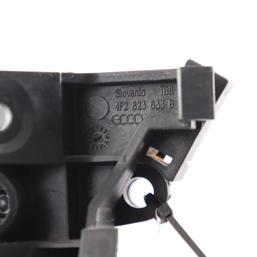 Bracket Hood Release Lever Bonnet Pull Handle to Audi A6 C6 FL with Part number 4F2823633B Audi A6 C6 FL Bracket Hood Release Lever Bonnet Pull Handle - SKU 4F2823633B - Part number 4F2823633B