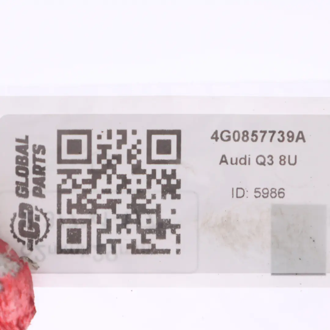 Volkswagen Golf 6 Fibbia della cintura sicurezza centrale posteriore - SKU 4G0857739A - Numero di parte 4G0857739A