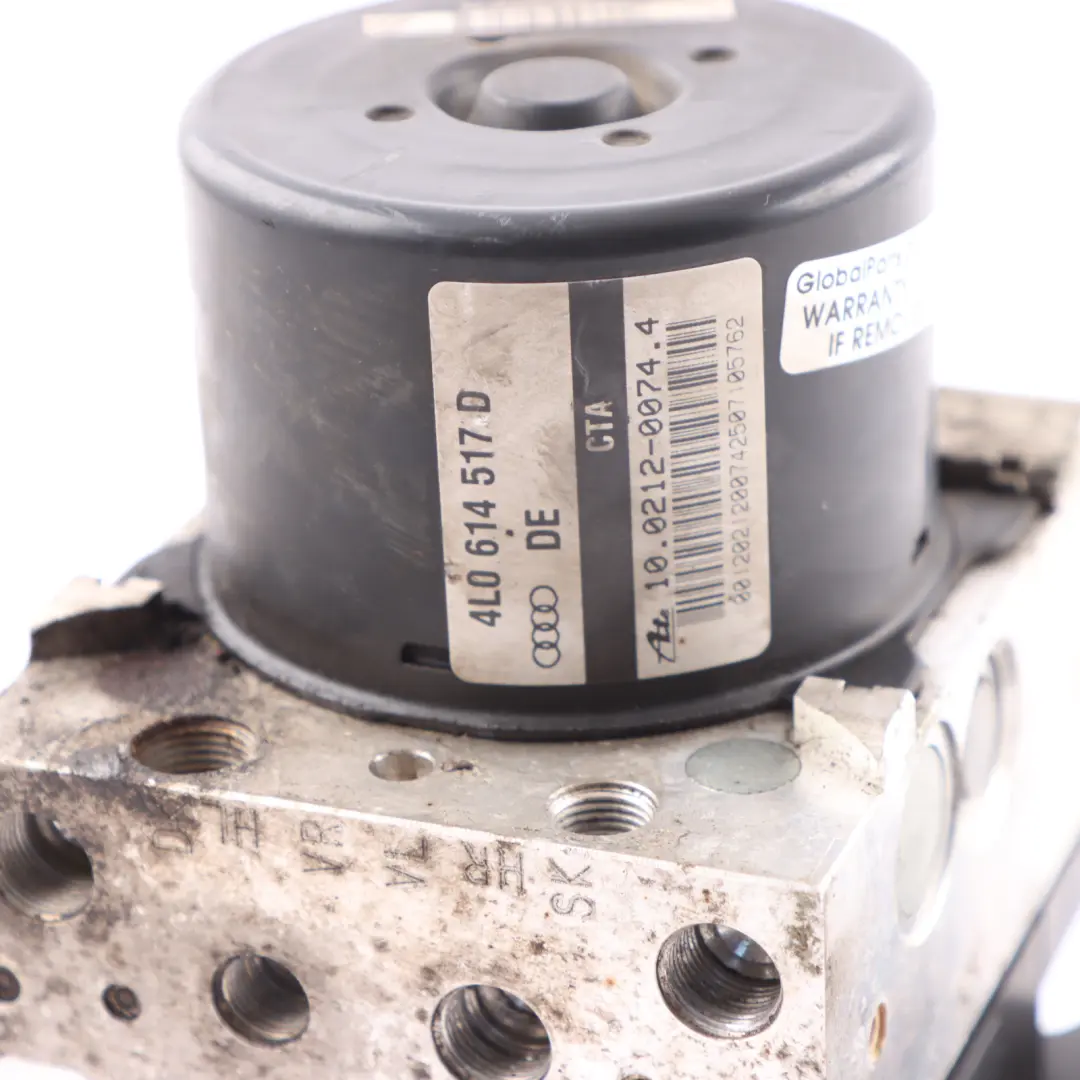 ABS Bomba de Freno Unidad Hidráulica Módulo de Control para Audi Q7 4L con número de pieza 4L0614517D Audi Q7 4L ABS Bomba de Freno Unidad Hidráulica Módulo de Control - SKU 4L0614517D - Número de pieza 4L0614517D