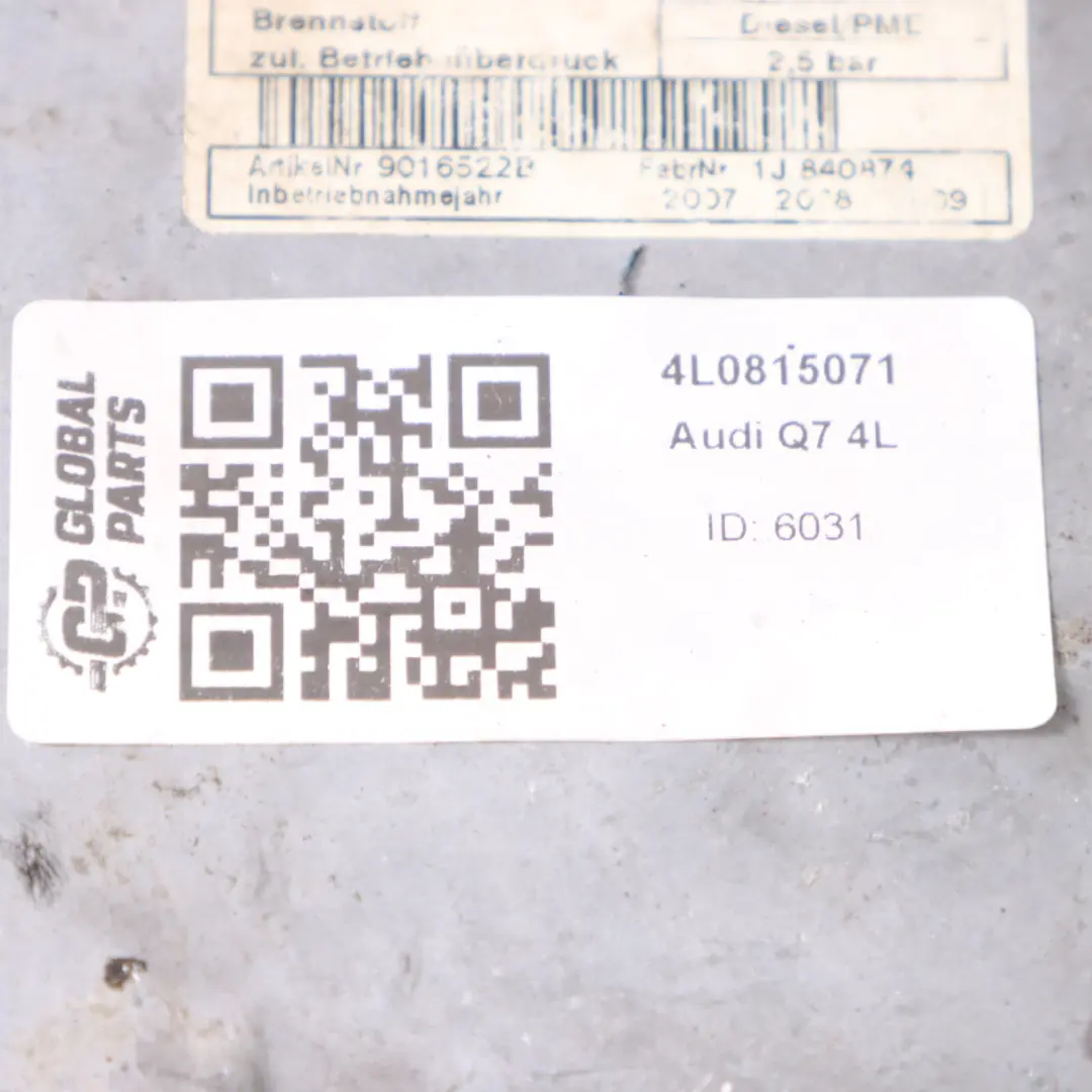 Webasto Bomba Auxiliar Calentador de Agua para Audi Q7 4L con número de pieza 4L0815071 Audi Q7 4L Webasto Bomba Auxiliar Calentador de Agua - SKU 4L0815071 - Número de pieza 4L0815071