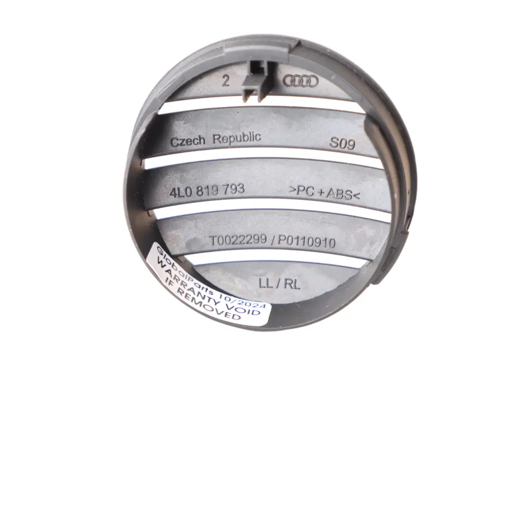 Tableau bord dégivrage grille aération avant gauche droite pour Audi Q7 4L à propos du numéro de pièce 4L0819793 Audi Q7 4L Tableau bord dégivrage grille aération avant gauche droite - SKU 4L0819793 - Numéro de pièce 4L0819793