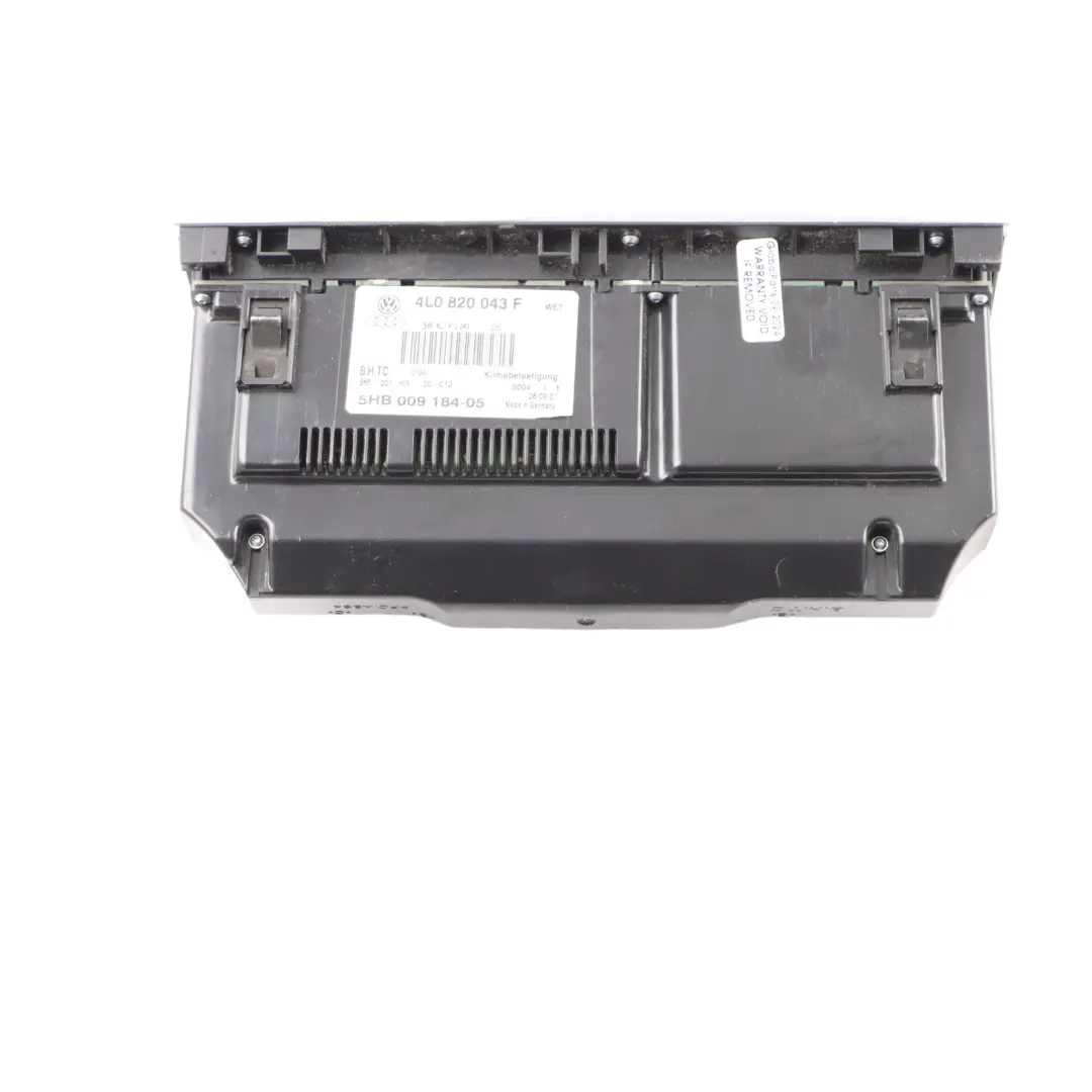 Climate Control Panel Heater Switch Unit to Audi Q7 4L with Part number 4L0820043F Audi Q7 4L Climate Control Panel Heater Switch Unit - SKU 4L0820043F - Part number 4L0820043F