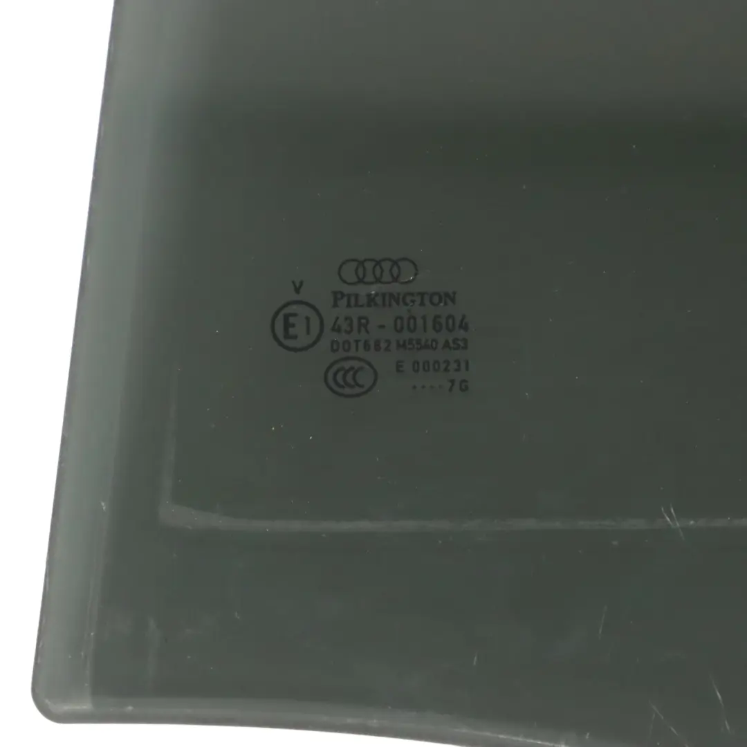 Audi Q7 4L Side Glass Window Rear Door Left N/S Tinted AS3 - SKU 4L0845205A - Part number 4L0845205A