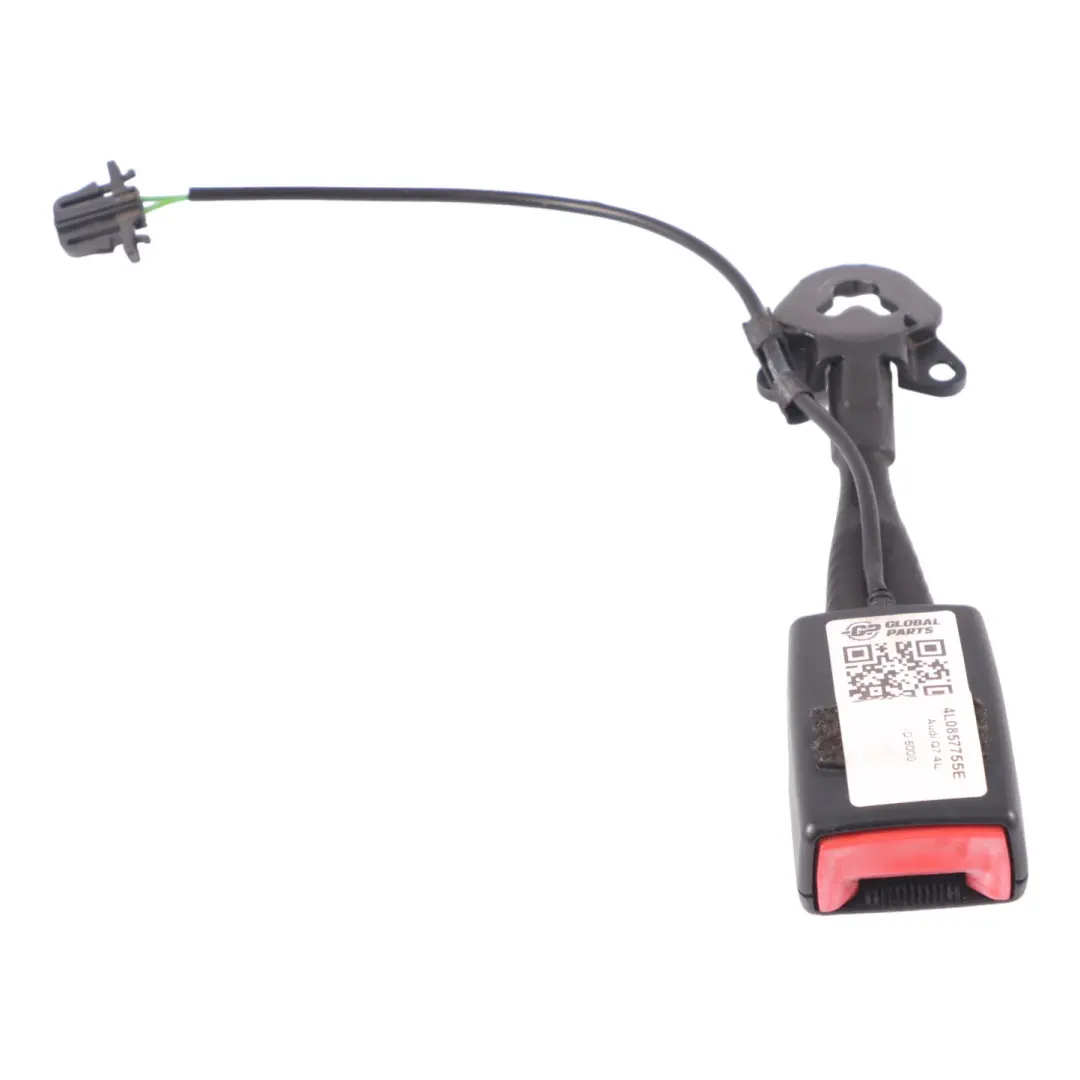 Belt Buckle Front Left Right N/O/S Latch Catch Lock to Audi Q7 4L Seat with Part number 4L0857755E Audi Q7 4L Seat Belt Buckle Front Left Right N/O/S Latch Catch Lock - SKU 4L0857755E - Part number 4L0857755E