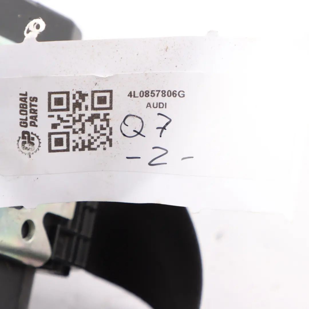 Audi Q7 4L Cinturón de seguridad trasero derecho negro - SKU 4L0857806G - Número de pieza 4L0857806G