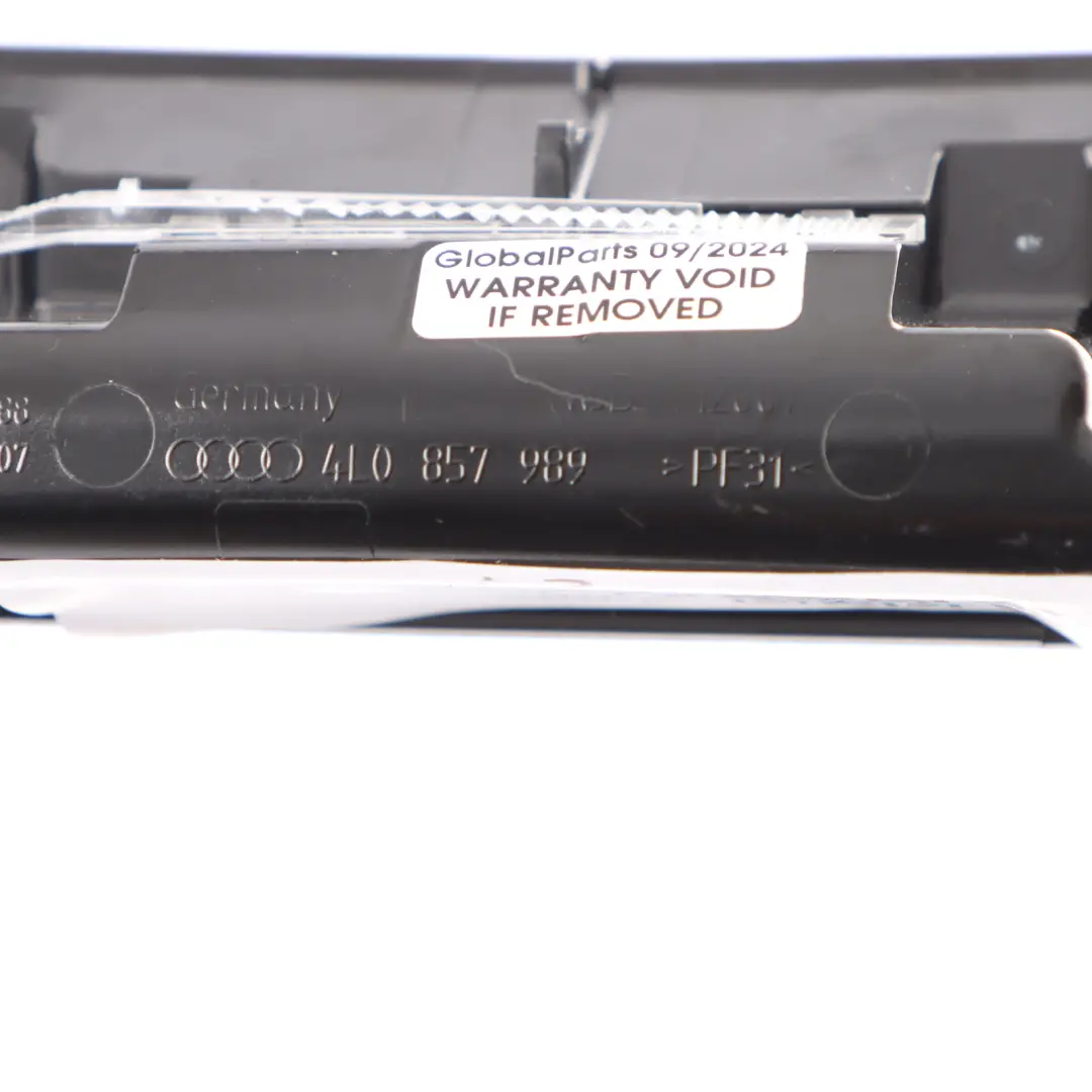 Audi Q7 4L Centre Console Ashtray Insert Ash Tray Black - SKU 4L0857989 - Part number 4L0857989