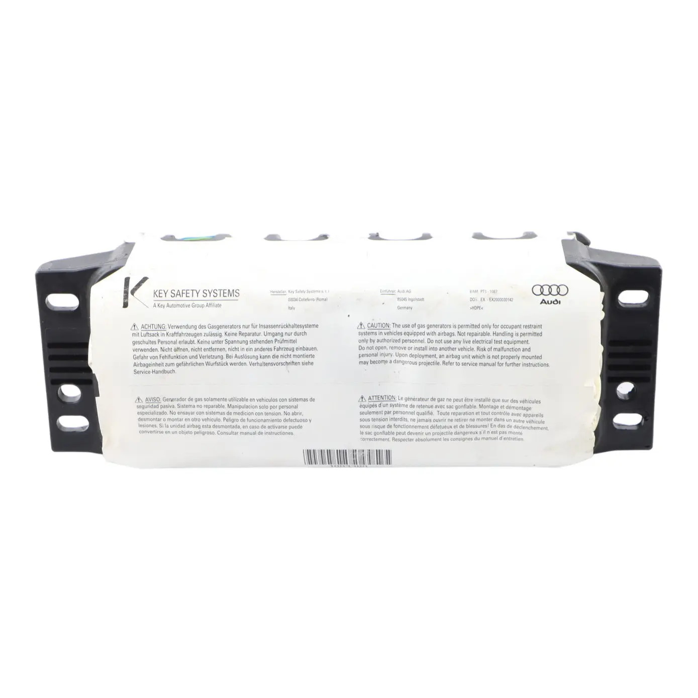 Audi Q7 4L Unidad de módulo de aire salpicadero lado del pasajero 4L0880204D