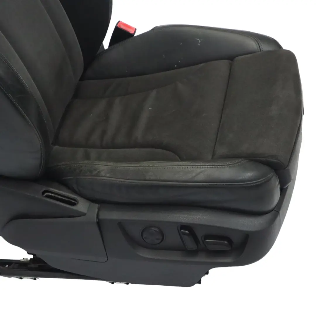 Audi Q7 4L Siège Avant Droit S-Line Cuir Chauffant Sport Alcantara Noir - SKU 4L0881806G-1 - Numéro de pièce 4L0881806G