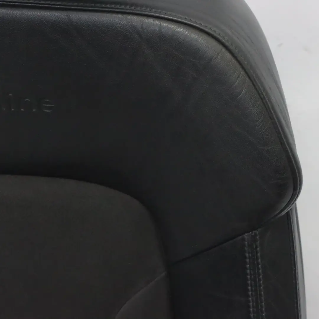 Audi Q7 4L Sitz Vorne Rechts S-Line Sport Beheizt Leder Alcantara Schwarz - SKU 4L0881806G-1 - Teilenummer 4L0881806G