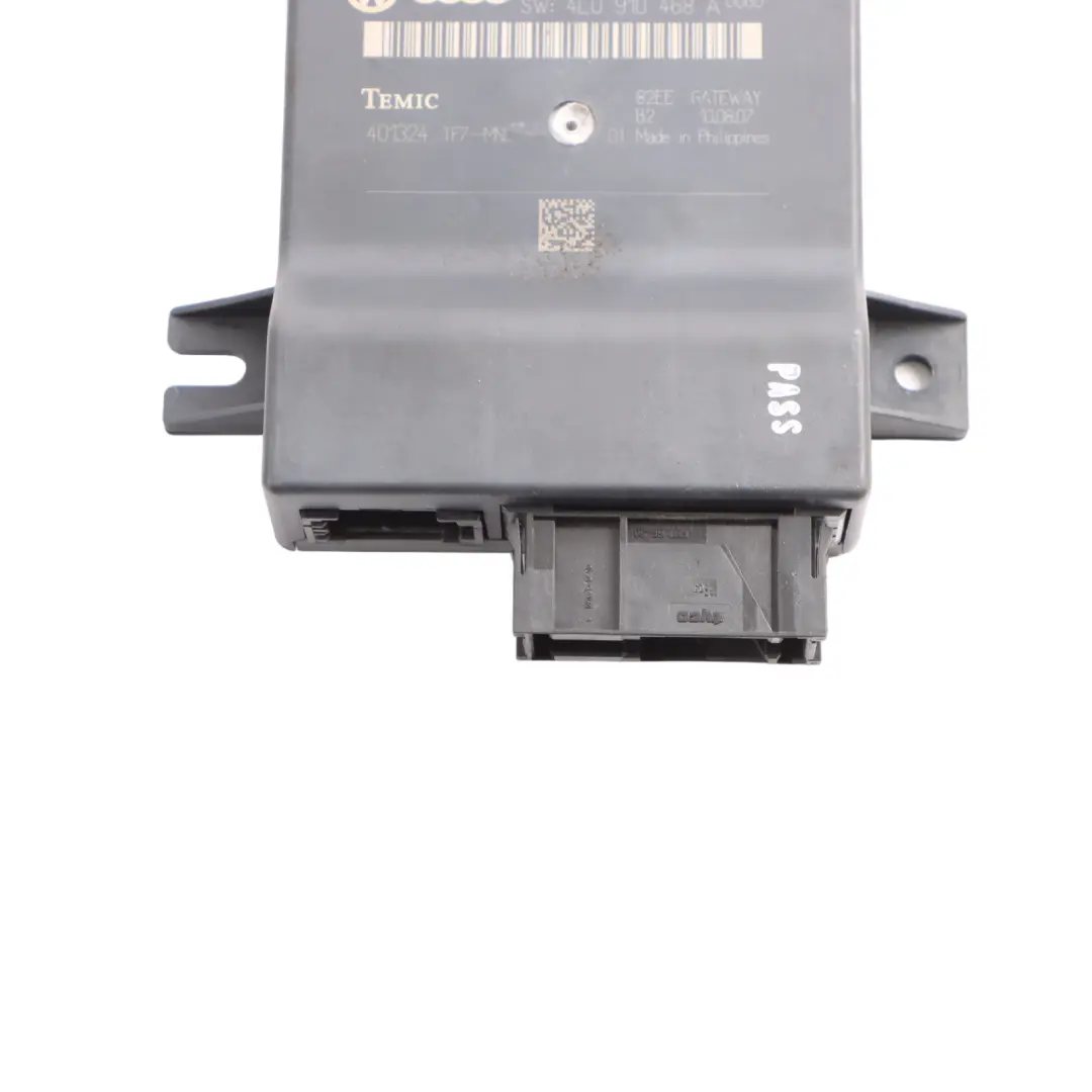 Módulo Gateway Unidad de Control Central para Audi Q7 4L con número de pieza 4L0907468B Audi Q7 4L Módulo Gateway Unidad de Control Central - SKU 4L0907468B - Número de pieza 4L0907468B