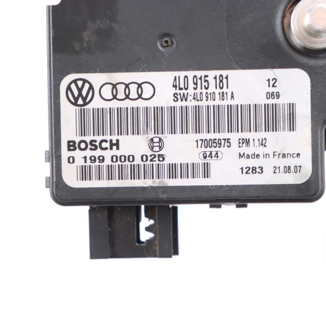 Audi Q7 4L Alimentation Batterie Unité du module de contrôle - SKU 4L0915181 - Numéro de pièce 4L0915181