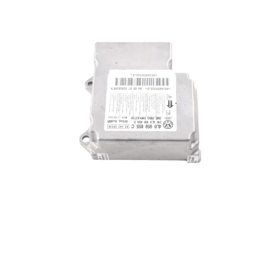 Audi Q7 4L Módulo de Aire Unidad de Control ECU Sensor de Impacto - SKU 4L0959655C - Número de pieza 4L0959655C