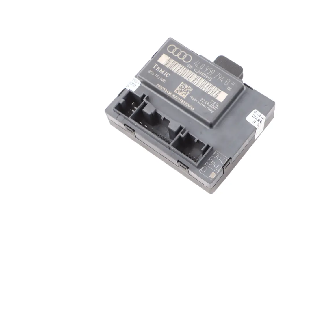 Door Control Module Electrical Unit ECU Rear Right O/S to Audi Q7 4L with Part number 4L0959794B Audi Q7 4L Door Control Module Electrical Unit ECU Rear Right O/S - SKU 4L0959794B - Part number 4L0959794B
