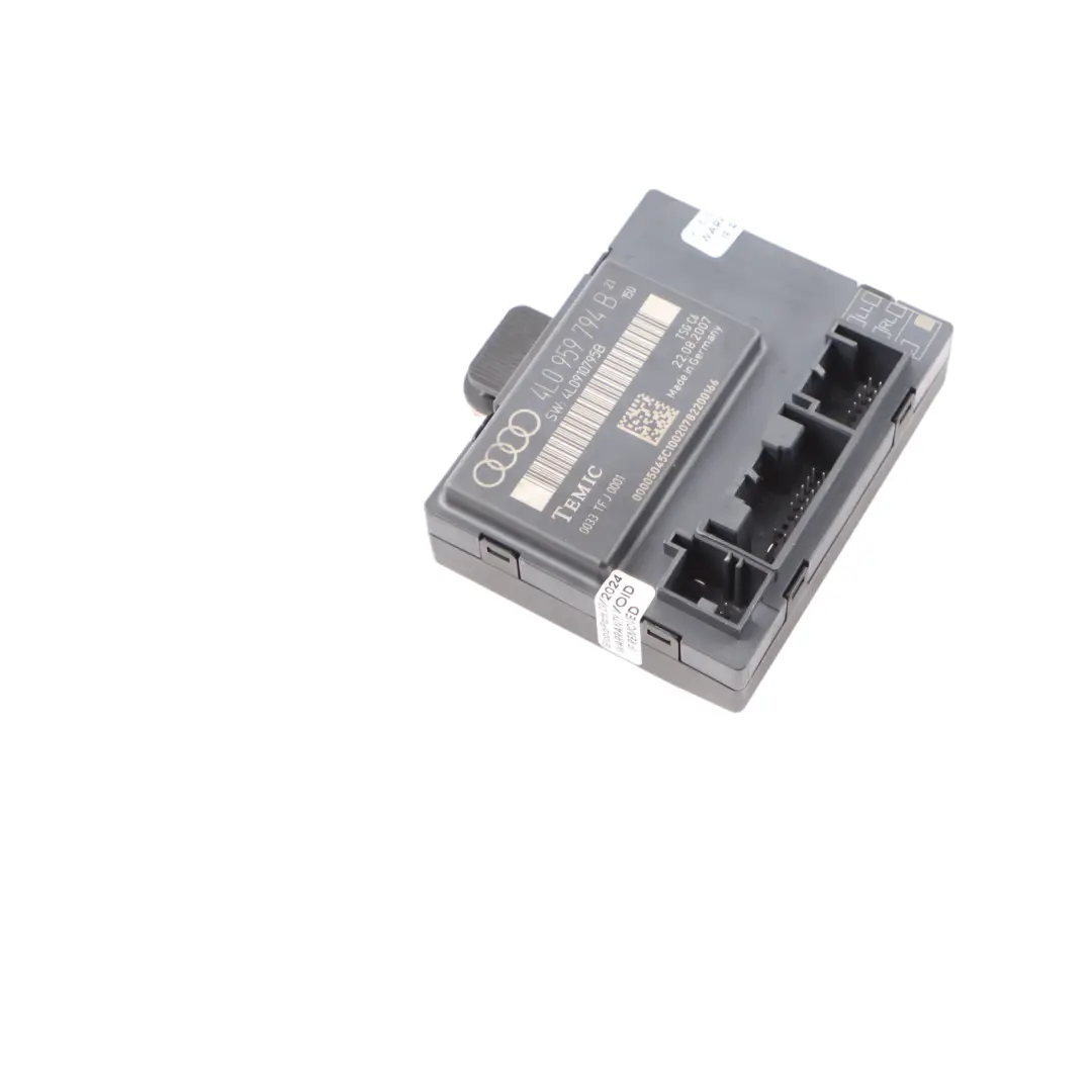 Türsteuerung Modul elektrische Einheit ECU hinten rechts für Audi Q7 4L mit Teilenummer 4L0959794B Audi Q7 4L Türsteuerung Modul elektrische Einheit ECU hinten rechts - SKU 4L0959794B - Teilenummer 4L0959794B