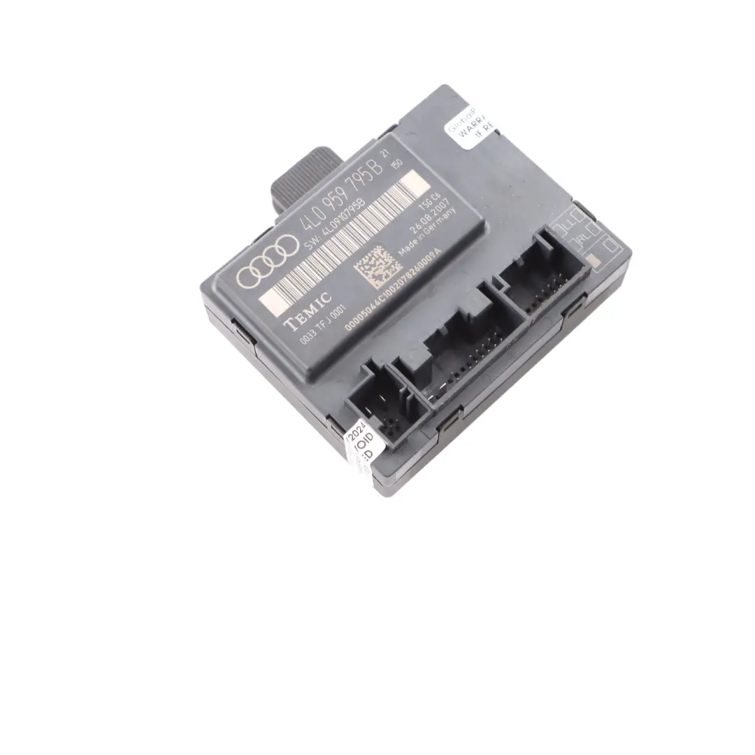 Unità modulo di controllo porta ECU posteriore sinistra per Audi Q7 4L con numero di parte 4L0959795B Audi Q7 4L Unità modulo di controllo porta ECU posteriore sinistra - SKU 4L0959795B - Numero di parte 4L0959795B