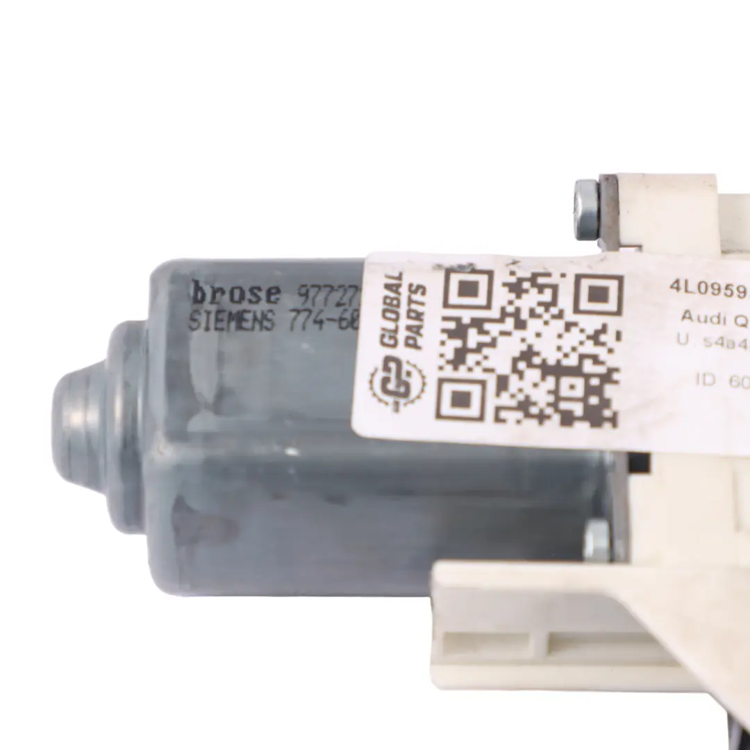 Door Window Lifter Motor Regulator Front Right O/S to Audi Q7 4L with Part number 4L0959802B Audi Q7 4L Door Window Lifter Motor Regulator Front Right O/S - SKU 4L0959802B - Part number 4L0959802B