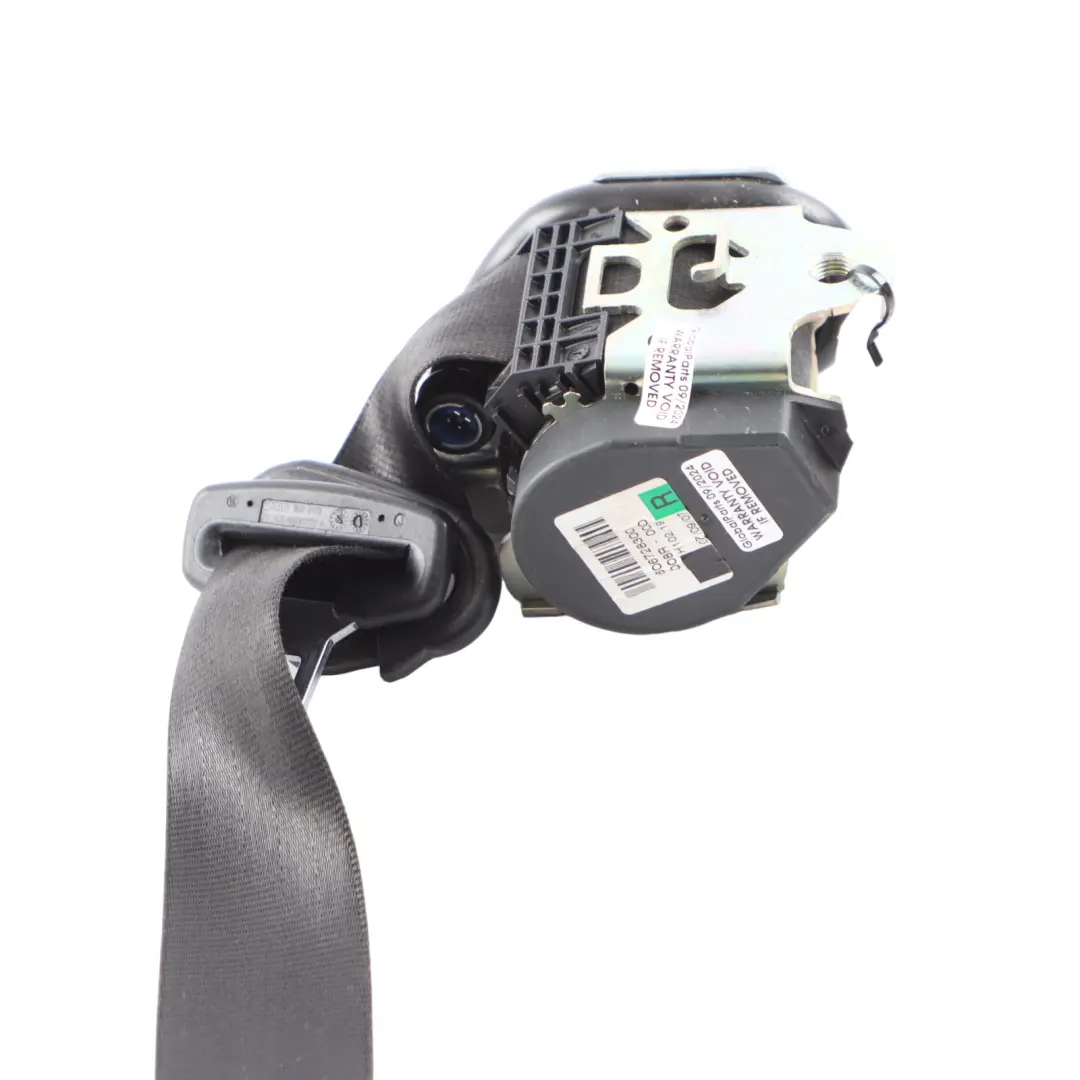 Seatbelt Seat Safety Upper Belt Black Front Right O/S Audi Q7 4L - SKU 4L1857706 - Part number 4L1857706