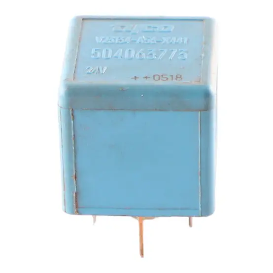 Eurocargo Relay 24V V23134-A56-X441 Blue to Iveco with Part number 504063773 Iveco Eurocargo Relay 24V V23134-A56-X441 Blue - SKU 504063773 - Part number 504063773