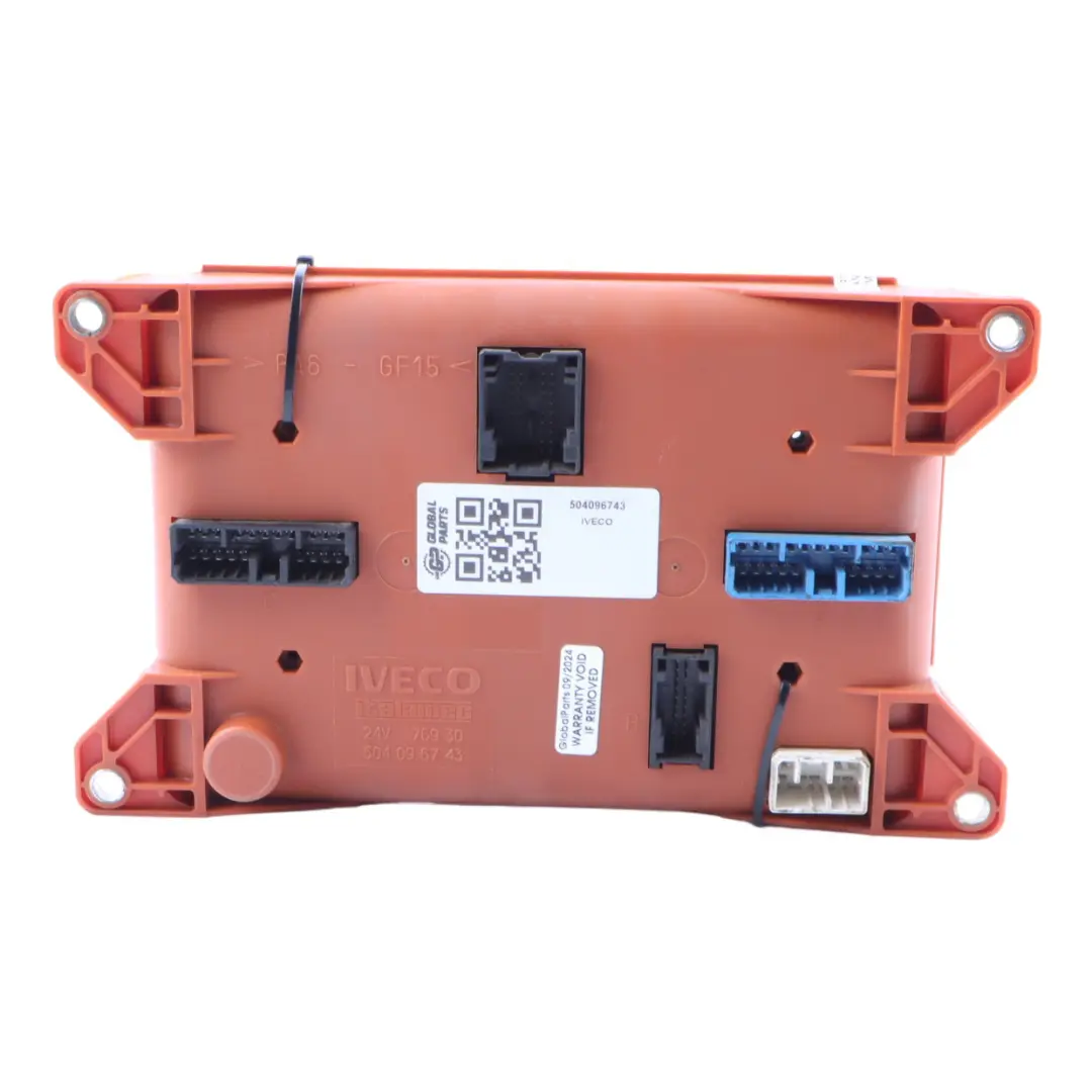 Body Control Module ECU Convenience Control Unit to Iveco Euro Cargo with Part number 504096743 Iveco Euro Cargo Body Control Module ECU Convenience Control Unit - SKU 504096743 - Part number 504096743