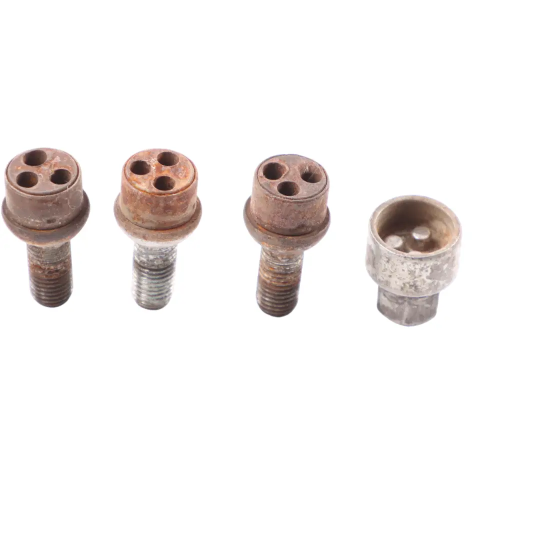 VW Volkswagen Polo 6R Bolt Locks Security Wheel Nut Set Kit - SKU 535698137 - Part number 535698137