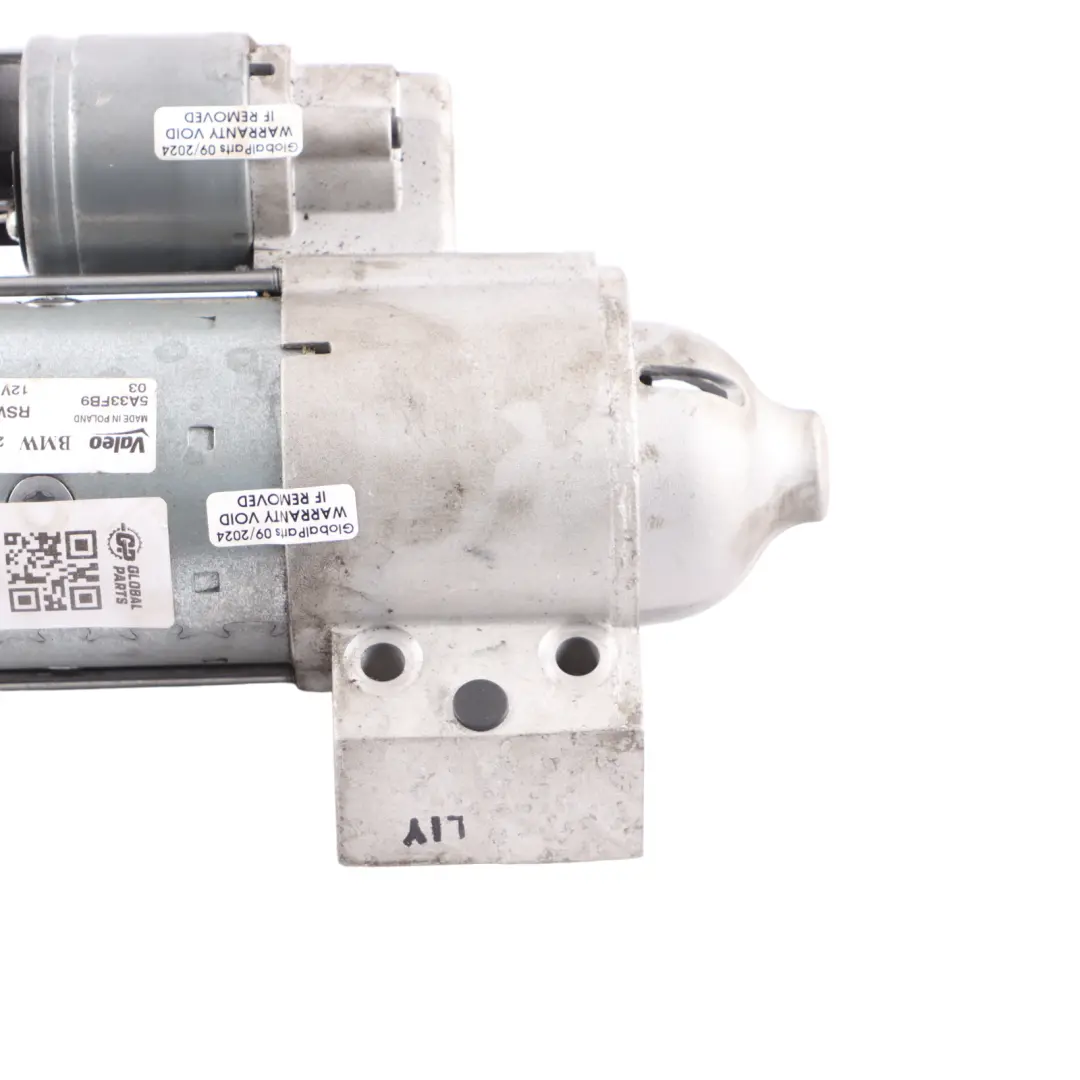 Starter Motor BMW X3 G01 G20 G21 G30 G31 B47 Diesel Engine Valeo to with Part number 5A33FB9 Starter Motor BMW X3 G01 G20 G21 G30 G31 B47 Diesel Engine Valeo - SKU 5A33FB9 - Part number 5A33FB9