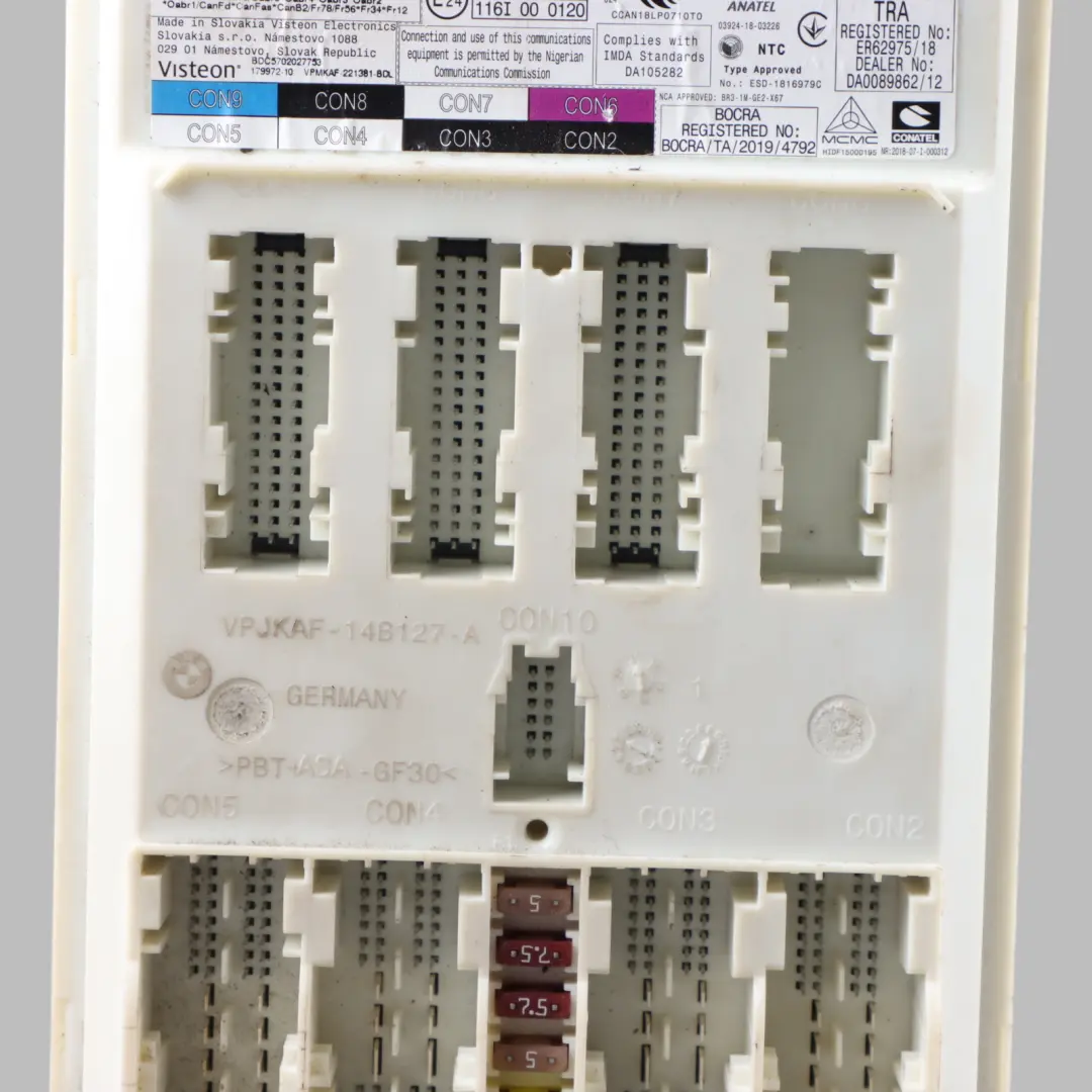 FEM Body Module Control Unit ECU BDC-03 to BMW G20 BCM with Part number 5A53371 BMW G20 BCM FEM Body Module Control Unit ECU BDC-03 - SKU 5A53371 - Part number 5A53371