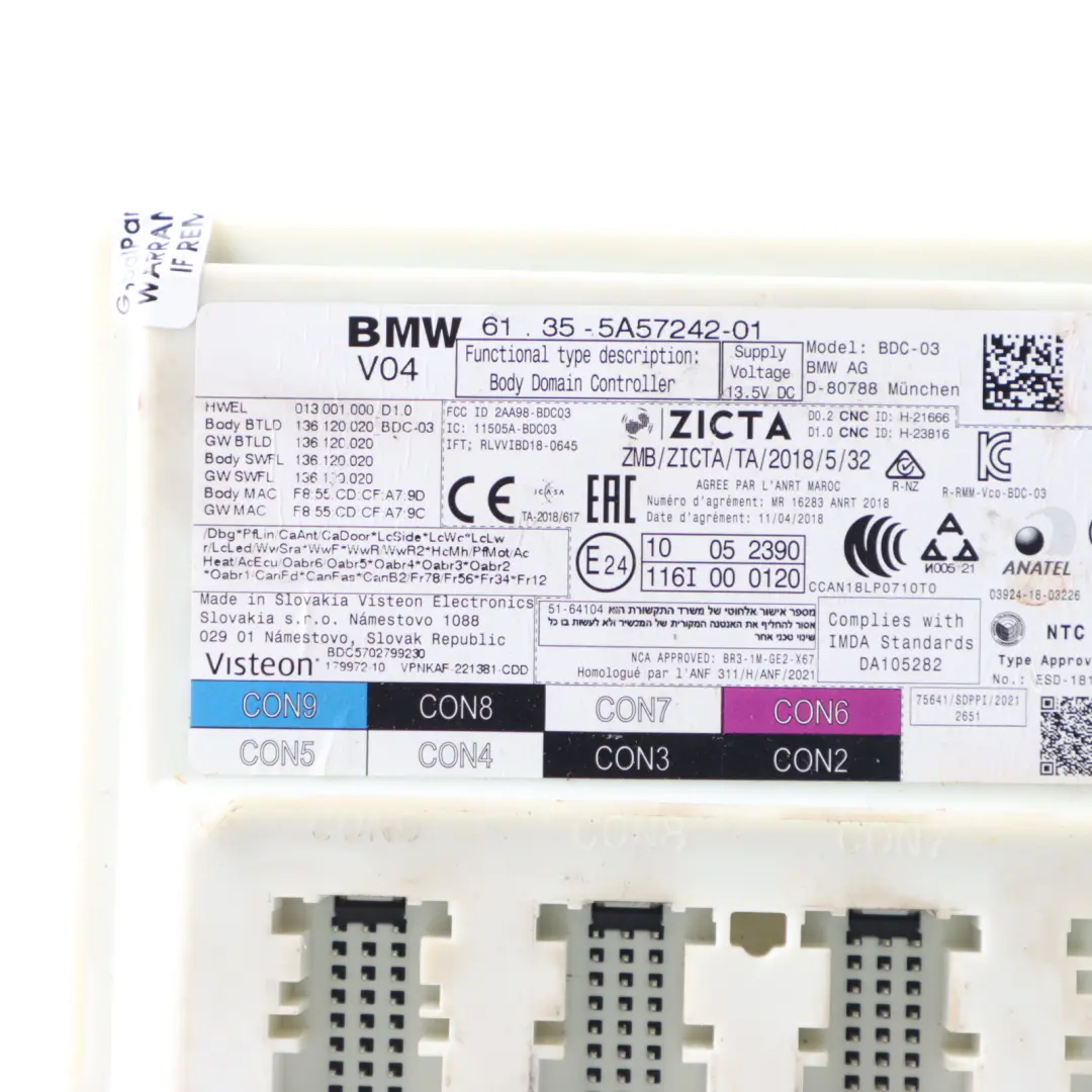 BMW F44 M235iX B48E 306HP Engine Unit ECU KIT DME BDC Key Automatic - SKU 5A57781-2 - Part number 5A57781