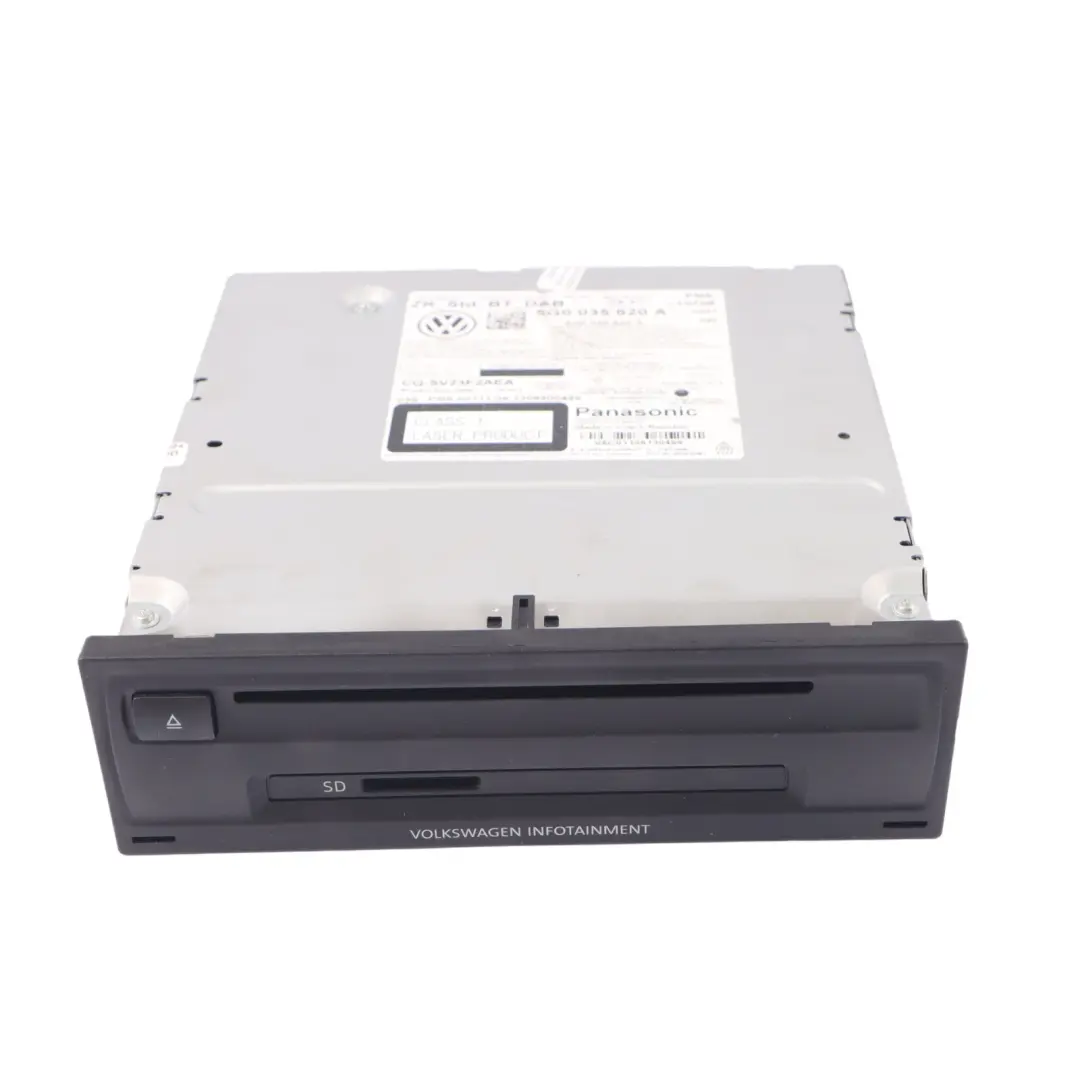 Volkswagen Golf Mk7 Radio Multimedia Unidad Principal CD SD - SKU 5G0035820A - Número de pieza 5G0035820A