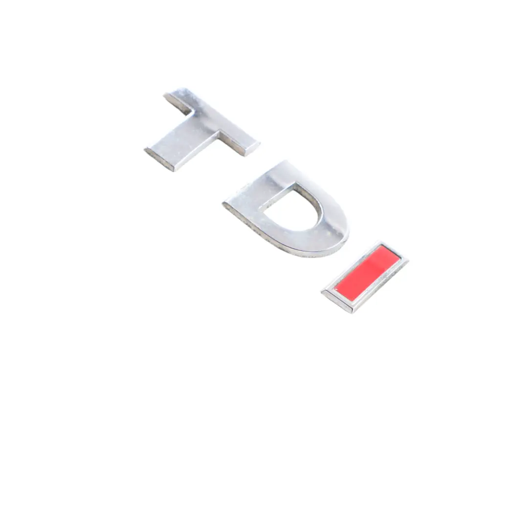  Badge Logo Volkswagen Golf Caddy Transporter Tailgate Lettering TDI - SKU 5G0853675F - Part number 5G0853675F