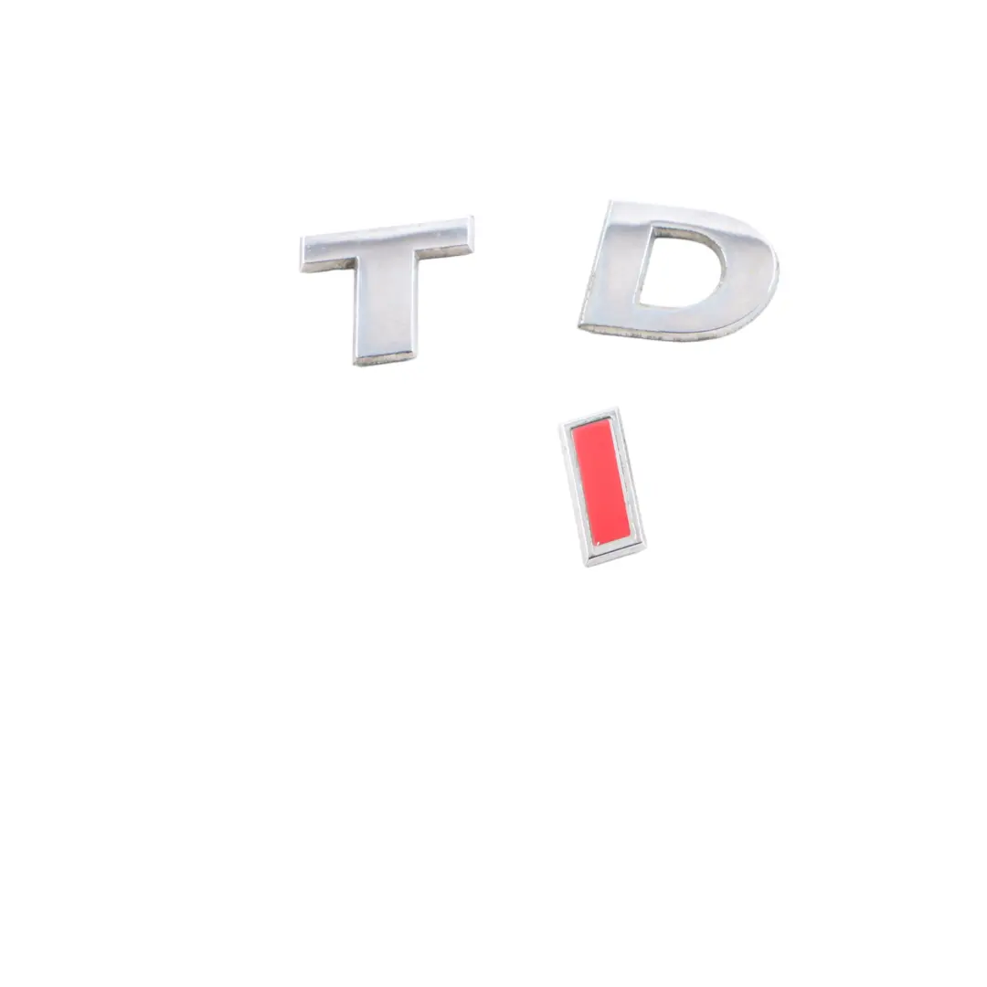 Volkswagen Golf Caddy Transporter Badge Logo Lettrage pour hayon TDI - SKU 5G0853675F - Numéro de pièce 5G0853675F