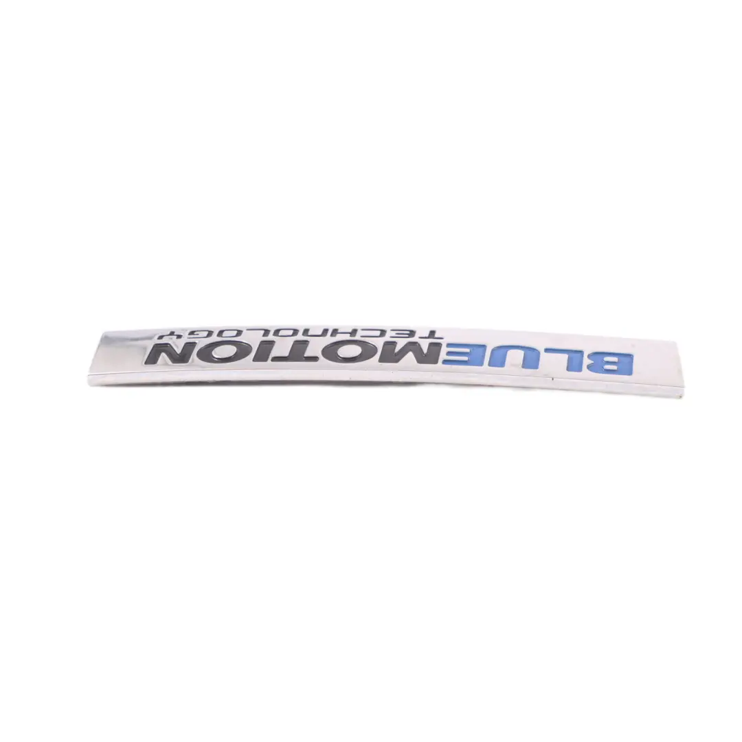 VW Golf 5G Portellone posteriore Bootlid BLUEMOTION Badge Emblema - SKU 5G0853675M - Numero di parte 5G0853675M