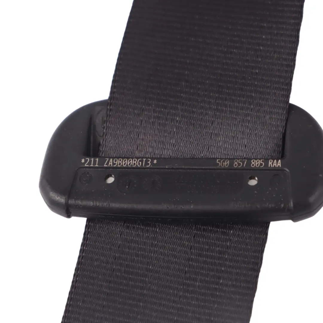 VW Volkswagen Golf Mk7 Seatbelt Rear Left Right N/O/S Seat Belt - SKU 5G0857805 - Part number 5G0857805
