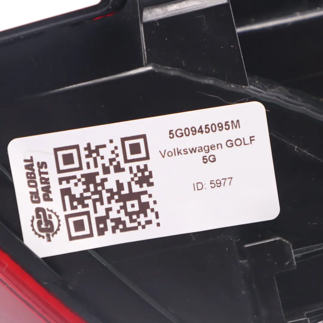 5G Luz Trasera Izquierda para Volkswagen Golf con número de pieza 5G0945095M Volkswagen Golf 5G Luz Trasera Izquierda - SKU 5G0945095M - Número de pieza 5G0945095M
